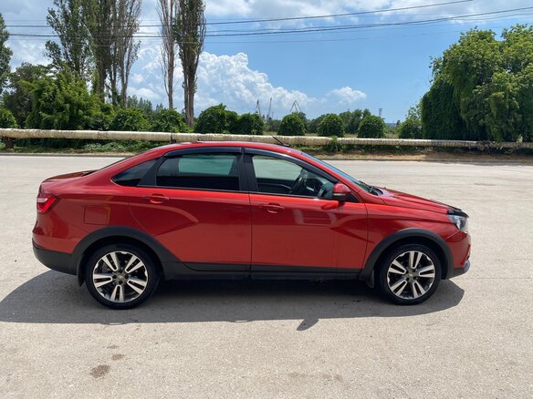 2018 Lada (ВАЗ) Vesta Cross I, красный, 1150000 рублей - вид 2