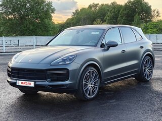 2019 Porsche Cayenne Turbo III, серый, 9100000 рублей, вид 1