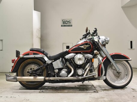 1998 Harley-Davidson Fat Boy, пурпурный, 480000 рублей, вид 1