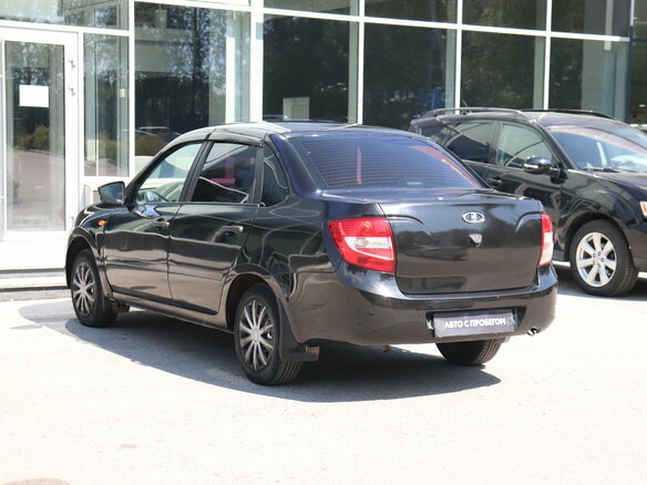 2017 Lada (ВАЗ) Granta I, чёрный, 275000 рублей - вид 6