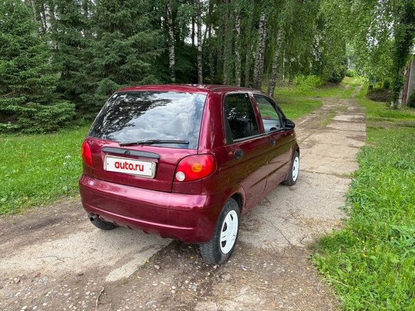 2007 Daewoo Matiz I Рестайлинг, красный - вид 5