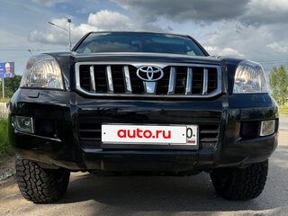 2008 Toyota Land Cruiser Prado 4-speed 120 Series Рестайлинг, чёрный, 2000000 рублей, вид 4