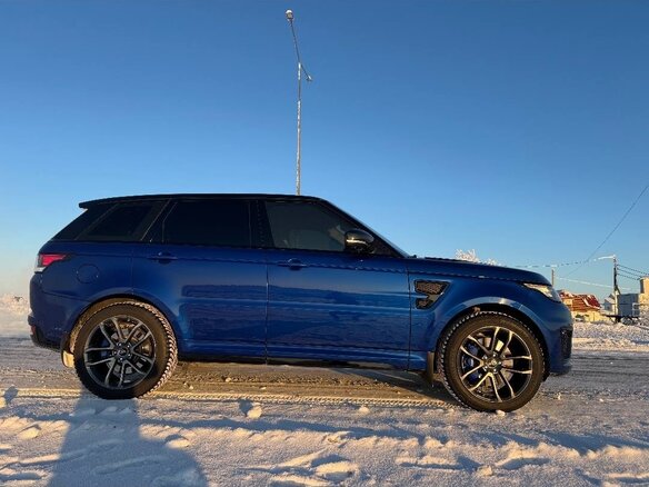 2015 Land Rover Range Rover Sport SVR II, синий, 4900000 рублей - вид 8