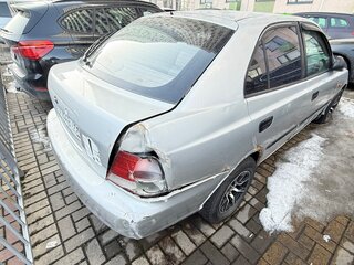 2002 Hyundai Accent II, серебристый, 70000 рублей, вид 5