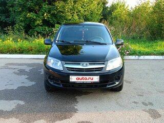 2013 Lada (ВАЗ) Granta I, чёрный, 430000 рублей, вид 3