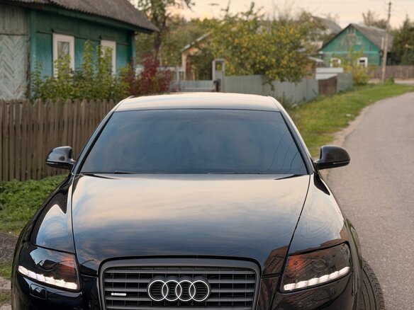 2010 Audi A6 III (C6) Рестайлинг, чёрный - вид 4
