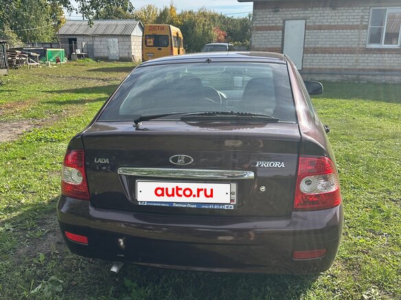 2011 Lada (ВАЗ) Priora I, пурпурный, 370000 рублей - вид 2