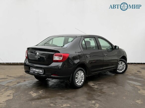 2015 Renault Logan II, чёрный, 675000 рублей - вид 4