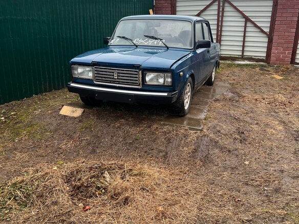2004 Lada (ВАЗ) 2107, синий, 45000 рублей