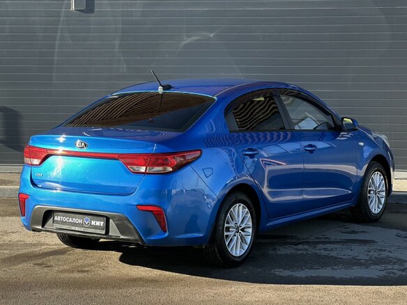 2018 Kia Rio IV, синий, 1289000 рублей - вид 3