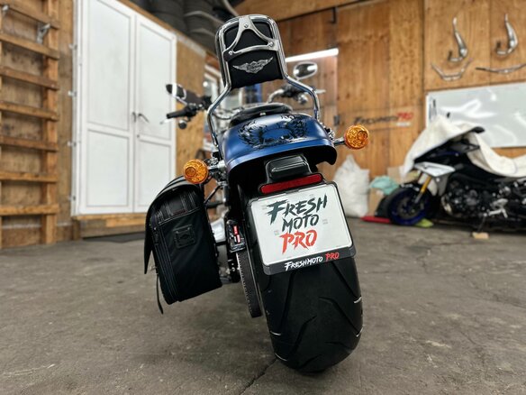 2018 Harley-Davidson Fat Boy, синий, 1990000 рублей - вид 6