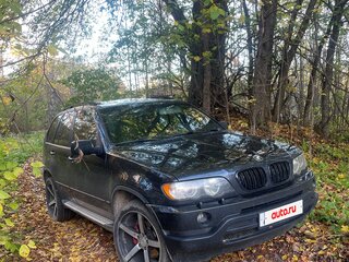 2002 BMW X5 3.0i I (E53), чёрный, 870000 рублей, вид 5
