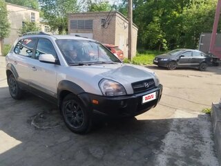2005 Hyundai Tucson I, серебристый, 980000 рублей, вид 1