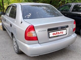 2006 Hyundai Accent ТагАЗ II, серебристый, 340000 рублей, вид 4