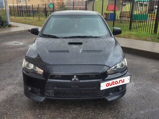 2007 Mitsubishi Lancer X, чёрный, 670000 рублей, вид 1