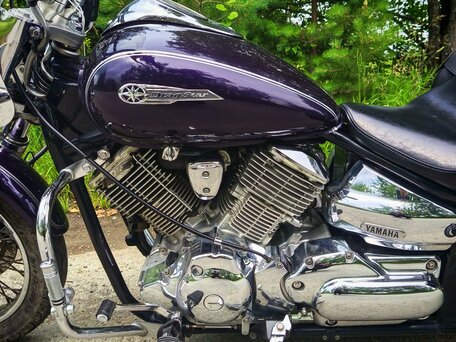 2000 Yamaha XVS1100, синий, 550000 рублей, вид 4