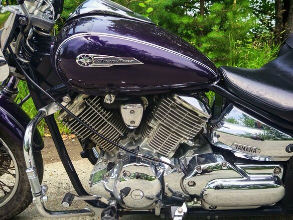 2000 Yamaha XVS1100, синий, 550000 рублей - вид 3