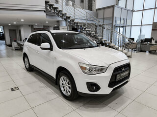 2014 Mitsubishi ASX I Рестайлинг, белый, 1399000 рублей, вид 3