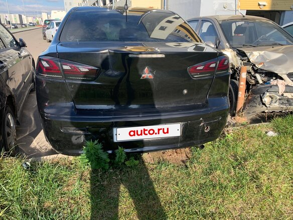 2007 Mitsubishi Lancer X, чёрный