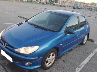 2008 Peugeot 206, синий, 450000 рублей, вид 3