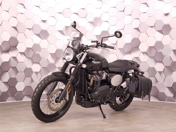 2024 Triumph Scrambler, чёрный - вид 1