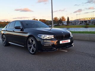 2018 BMW 5 серии 530i xDrive VII (G30/G31/G38), чёрный, 3315000 рублей, вид 2