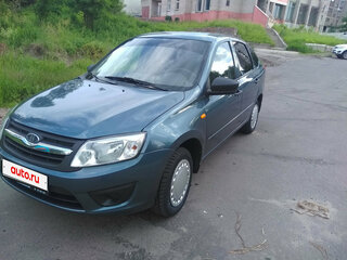 2014 Lada (ВАЗ) Granta I, серый, 450000 рублей, вид 1