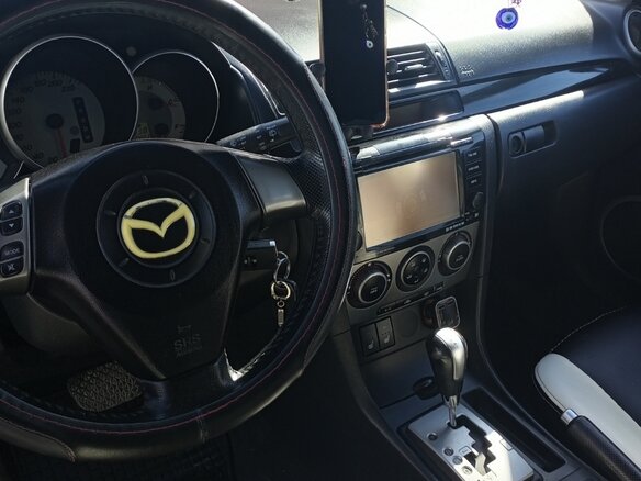 2007 Mazda 3 I (BK) Рестайлинг, белый - вид 5