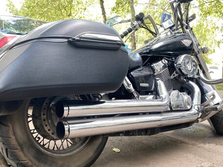 2006 Honda Shadow 750, чёрный, 445000 рублей, вид 4