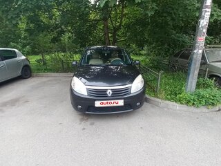 2012 Renault Sandero I, чёрный, 350000 рублей, вид 3