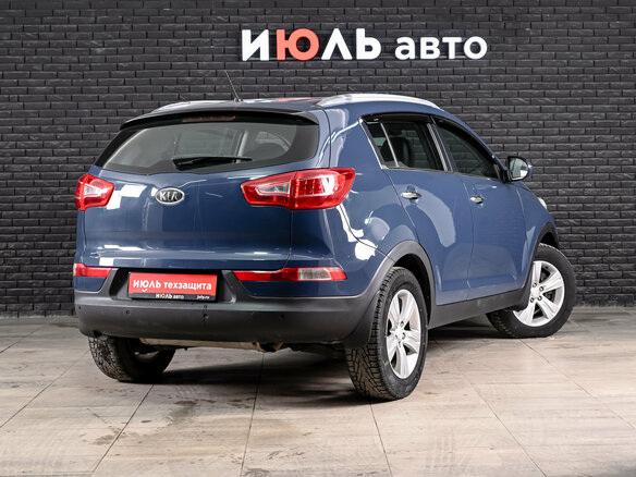 2011 Kia Sportage III, синий, 1150000 рублей - вид 4