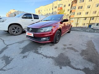 2016 Volkswagen Polo V Рестайлинг, красный, 1100000 рублей, вид 1