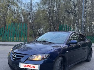 2008 Mazda 3 I (BK) Рестайлинг, синий, 400000 рублей, вид 2