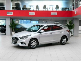 2017 Hyundai Solaris II, серебристый, 1250000 рублей, вид 1