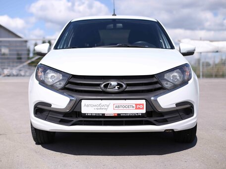 2019 Lada (ВАЗ) Granta I Рестайлинг, белый, 588964 рублей, вид 2