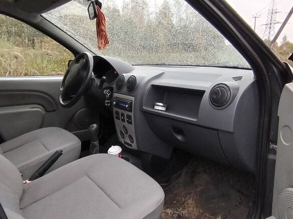 2007 Renault Logan I, серый, 300000 рублей - вид 6