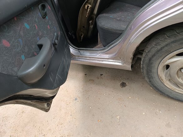 1996 Hyundai Accent I, серебристый, 120000 рублей - вид 15