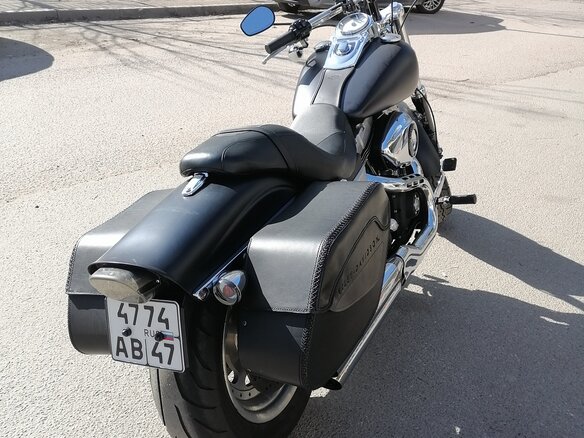 2008 Harley-Davidson Fat Bob, чёрный, 797000 рублей - вид 8
