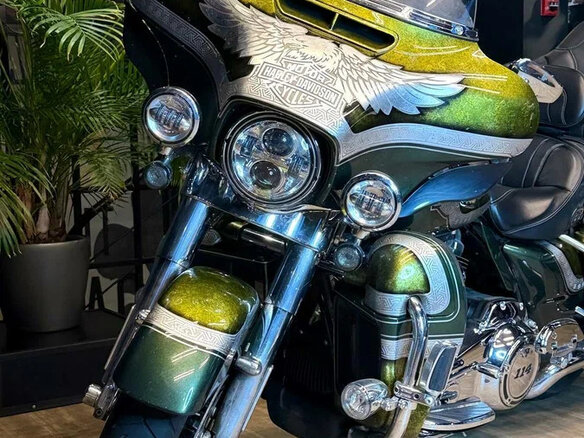 2017 Harley-Davidson CVO Limited, зелёный, 2700000 рублей - вид 10