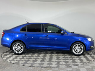 2017 Skoda Rapid I Рестайлинг, синий, 1250000 рублей, вид 5