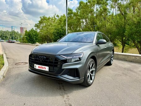 2019 Audi Q8 50 TDI I (4M), серый, 6500000 рублей, вид 1