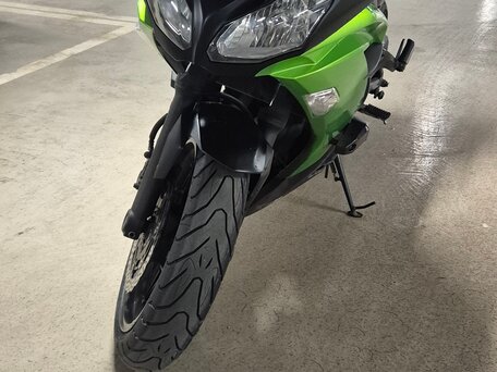2014 Kawasaki ER-6F (Ninja 650R), зелёный, 540000 рублей, вид 1