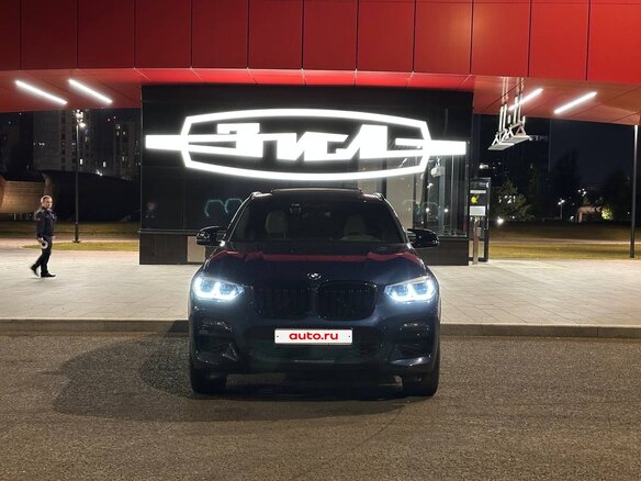 2021 BMW X4 M40i II (G02), синий - вид 1