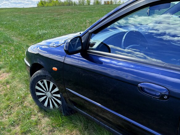 2008 Kia Spectra I Рестайлинг 2, синий - вид 3