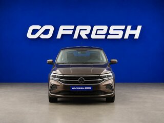2021 Volkswagen Polo VI, коричневый, 1878444 рублей, вид 3