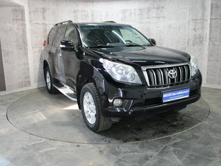 2012 Toyota Land Cruiser Prado 150 Series, чёрный, 3046000 рублей, вид 3