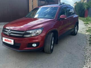 2013 Volkswagen Tiguan I Рестайлинг, красный, 1170000 рублей, вид 1