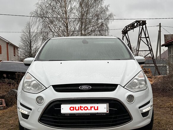 2012 Ford S-MAX I Рестайлинг, белый, 990000 рублей - вид 1