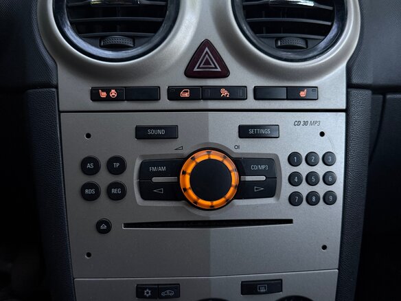 2008 Opel Corsa D, чёрный - вид 7