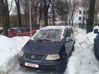 2004 Volkswagen Sharan I Рестайлинг 2, синий, 250000 рублей, вид 2